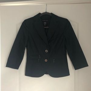 3/4 Sleeve Blue Blazer